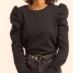Rebecca Minkoff Janine Sweatshirt Black S NWOT